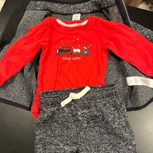 Baby boy Christmas outfit set